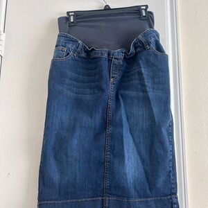 Maternity Straight-Leg Jeans skirt Noppies Dark Blue